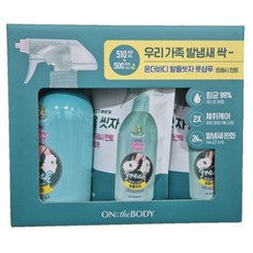 온더바디 발을씻자 풋샴푸 프레시민트 510ml+리필500ml X 2개, 510ml