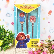 Paddington 柏靈頓熊 餐具組 熊食在造型餐具組 夢時代來店禮, 1個, Paddington熊食在造型餐具三組