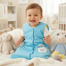 아기 수면조끼 양캐릭 패딩 수면조끼 1+1 베이비 따뜻한 겨울용 잔여수량세일