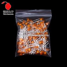 3MM 5MM LED 파란색 다이오드 노란색 흰색 주황색 F5 F3 전자 빨간색 모듬 녹색 키트 발광, 3mm Orange 100pcs