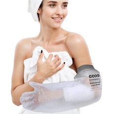 굿앤윌 깁스방수커버 네임펜, 성인용 팔 소, 1개, 투명