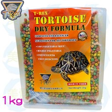 美賣 T-Rex 陸龜專用飼料 純天然植物性 水果口味 適用於豹龜 星龜 蘇卡達等, 1個