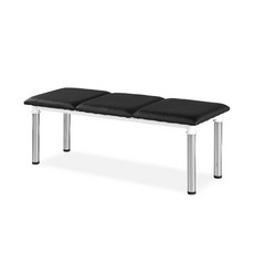 나인홈 쿠션장의자 대기실 휴게실 로비체어, 블랙