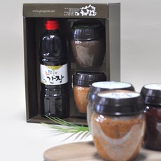 제영 해담은뜰 선물세트 간장 900ml + 전통장500g 2가지(선택), 고추장(+1000), 시금장, 1개