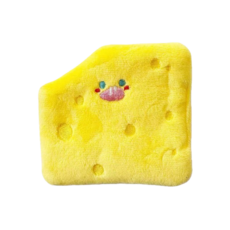 寵物藏食玩具 趣味起司造型 柔軟耐咬 互動益智玩具 - 狗狗互動益智玩具, 藏食芝士, 1個