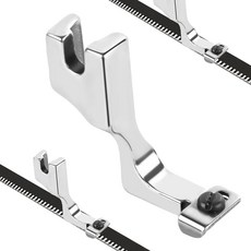 재봉틀용 조절 가능한 보이지 않는 지퍼 가이드 노루발 스테인리스 스틸 재봉틀 노루발 보이지 않는 지퍼 가이드 노루발 지퍼 가이드 재봉 도구, 재봉틀용 조절 가능한 보이지 않는 지퍼 가이드 노루발,