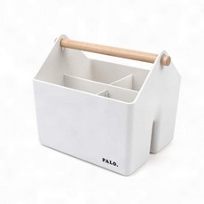 미니 칸막이 분리 적층 책상 쌓기 보관 수납 트레이 주방 바구니 소품, 1개, 화이트