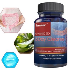 고급 연소 지방 보충제 차전자피 함유 소화 및 장 밸런스 지지, 1개, 60회분