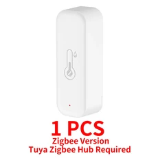 Tuya Zigbee WiFi 온도계 센서 APP 원격 제어 Yandex SmartLife Alexa와 함께 작동, 02 Zigbee Version