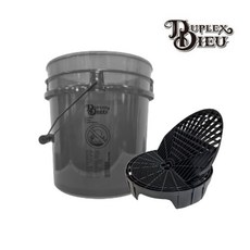 듀플렉스 듀 세차 버킷(18L) & 그릿가드(더트가드+워시보드 결합형) 세트, 1세트