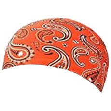 피트니스 트레이닝 야외 모험을 위한 통기성 스트레치 스컬 캡 6종, Orange