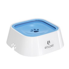지나로 입 젖지않고 1.5L 물도깨끗한 흔들리지않은 펫 물그릇, 1개, 블루