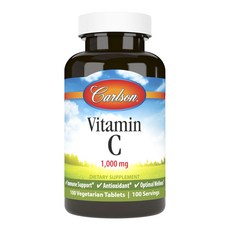 Carlson 維他命C素食錠 1000mg, 1個, 100 件