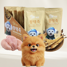 마루 반려견 영양죽 강아지보양식 노견 보양간식 습식사료, 2개, 120g, 황태
