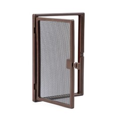 창문 스크린 탈부착 외부 개폐형 방충망