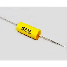 MDL 3.3uF 4.0uF 4.7uF 6.8uF 15uF 100V MET系列 5%聚酯金屬皮膜電容 分音器喇叭專用, 1個, 3.3uF100V 12x24mm