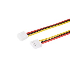 우리파파 XH2.54mm PCB 터미널 와이어 단자선 200mm (암/수 3핀), 3P PCB 커넥터 200mm-(수)