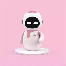 Eilik 로봇 지능형 감성 대화 상호 작용 Ai 데스크탑 어린이 전자 장난감 휴일 선물, 03 pink, 03 pink