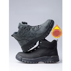 DINGGU 남성 안전화 작업화 통기성 강철토