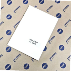 미색모조 모조지 백상지 주보용지 A4사이즈 100g 100매, 본상품선택