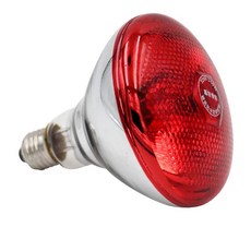 발열전구 온열 열등 220V 가축 동물 반려동물 난방 램프 전구 열 보존 파충류 양서류 적외선 100150200275W, 100W, Red-B