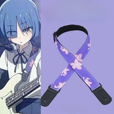 봇치더락 키타이쿠요 기타 결속밴드 스트랩 줄 일렉, 1개