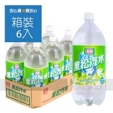 黑松汽水2000ml，6瓶/箱，無防腐劑, 1個