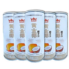 천천중국식품 황금코코넛음료 캔, 5개, 245ml