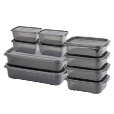 EASY&FREE Black Keep Edition 冰箱整理盒分裝3件組, 1套