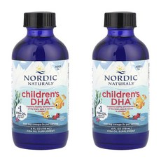 노르딕내츄럴스 칠드런DHA 1세이상 딸기맛 530mg 119ml 2개