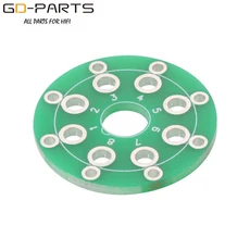 CMC 4pin 5pin 6pin 7pin 8pin 9pin 튜브 소켓 Hifi 오디오 빈티지 튜브 앰프 DIY 용 양면 PCB 보드 어댑터, 1개, 기타, 09 For 8pin