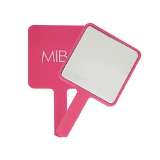미바 사각 손 거울 핑크, 1개