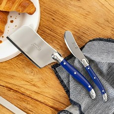 장네론 라귀올 버터나이프 + 치즈커터 세트, 1개, 프렌치블루