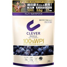 클레버 유청 단백질 WPI 100% 머슬 블루베리맛 810g, 1g, 1개