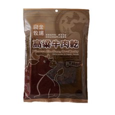 良金牧場 高粱牛肉乾 - 黑胡椒口味, 標示於包裝上, 1個