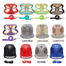 背心式胸背帶 舒適透氣 安全耐用, 素色款 灰色, 1個