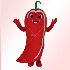 채소인형탈 코스프레 축제 행사 인형탈, 한 사이즈, 큰 고추