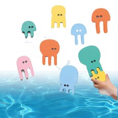 욕조장난감 물놀이 목욕놀이 스티커 퍼즐 젤리피쉬 kal*93385XX