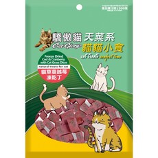 CatGlory 驕傲貓 貓草凍乾丁, 1個, 驕傲貓-貓草凍乾丁 蔓越莓鱈魚,罐裝80g