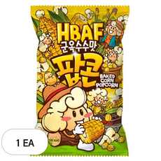 바프 군옥수수맛 팝콘, 80g, 1개
