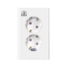 결로방지 콘센트 방수콘센트 2구 방수 콘센트, 1개