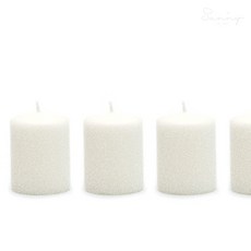 지앤리샵 이케아 HEMSJO 헴셰 내추럴 양초 8cm 4P 촬영소품