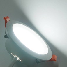 LED 3인치 슬림 확산형 천장 매입등 7W-5700K 주광색, 1개