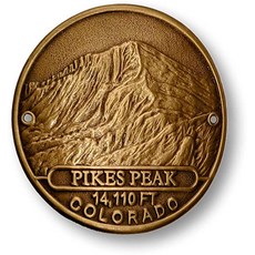 Pikes Peak 하이킹 스틱 메달리온, 02 A3