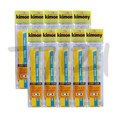 키모니 하이 소프트 레전드 오버그립 타이어 KGT138, YE (노란색), 10개