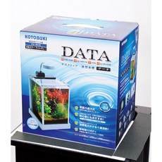 貓的水族 DATA 精緻套缸 8L 含燈具 過濾設備 日本KOTOBUKI, 1個, DATA 套缸 8L(含波浪夾燈,粉藍色