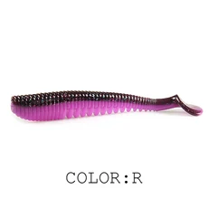Supercontinent A 낚시 미끼 5cm 인공 Wobblers 소프트 Shad 잉어 실리콘, 07 R, 02 110mm 4pcs