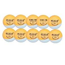 반반탁구공 2색 신소재 연습용 트레이닝 고탄성 벌크 훈련 경쟁 ABS