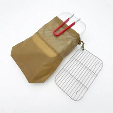Trangia Mess Tin 煮飯神器便當盒 炊煮盒 便當袋 叉匙 愛露愛玩, 1個, 999906 紅把手(大)+蒸架+收納袋