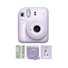 Instax Mini 12 薰衣草紫即可拍相機套組 (含相機包 底片), 1套, instax 12